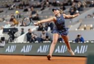 Badosa in action at the French Open Tennis 2024. - Source: Getty